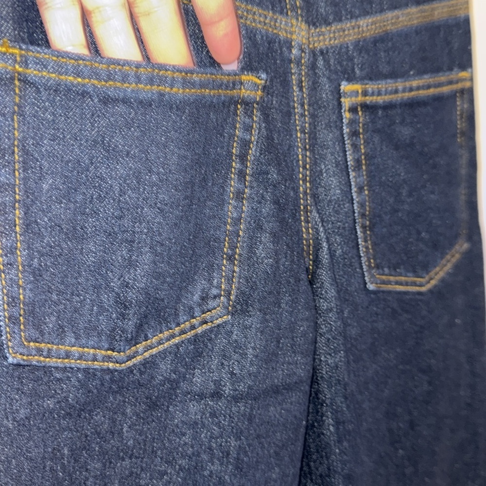 Cat & Jack- NWT High Rise Relaxed Straight Leg Jeans Boys size 12 - Picture 6 of 8